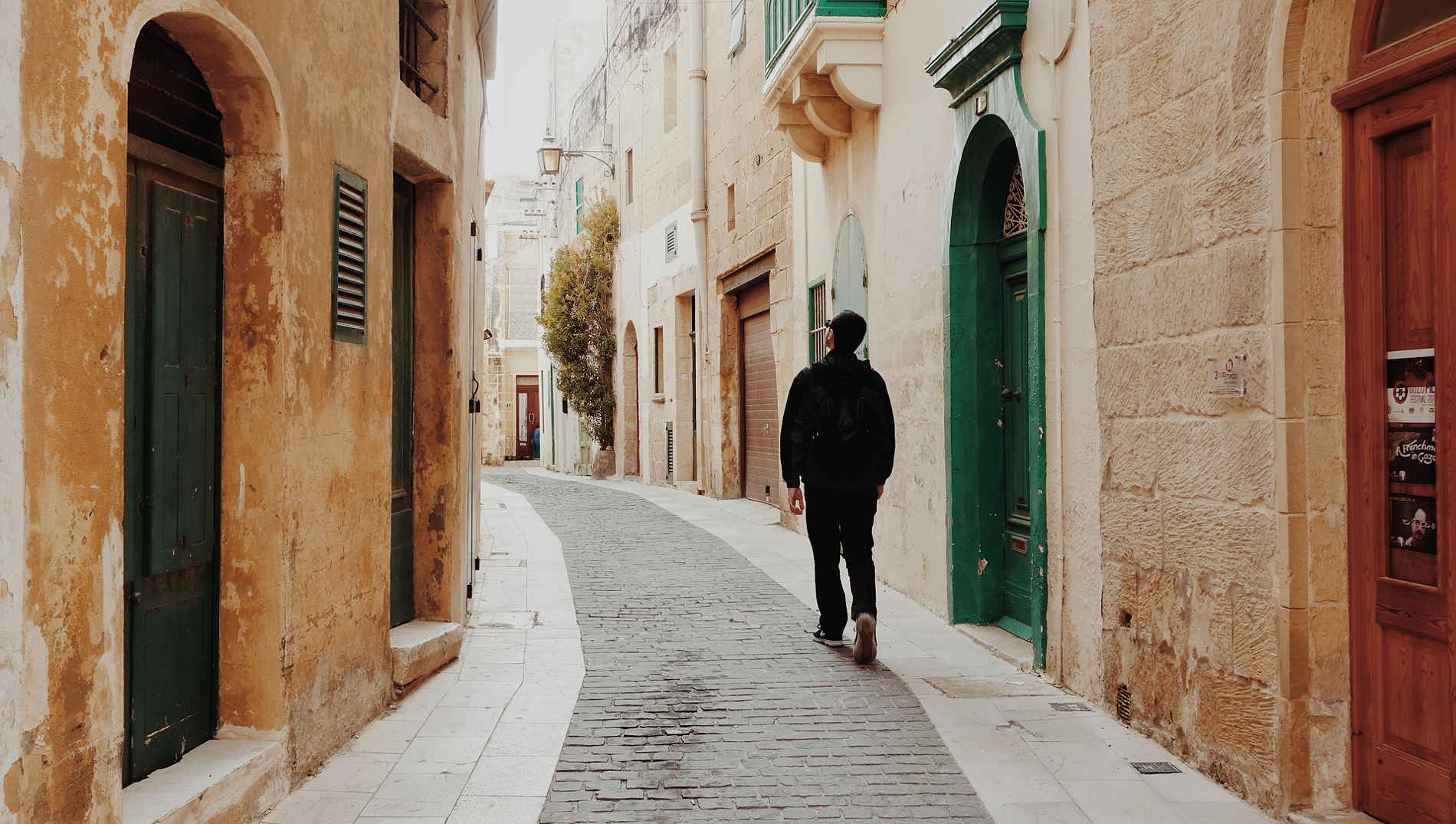 Person walking in Street