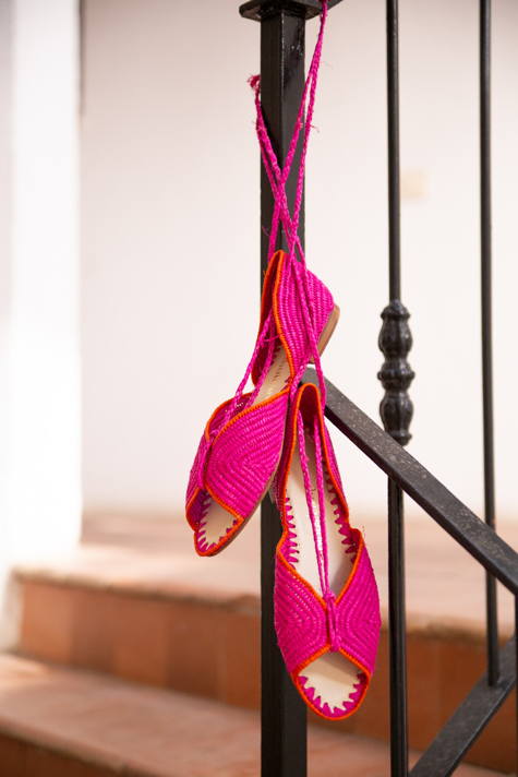 Sandals made from rafia Shuia Shuia