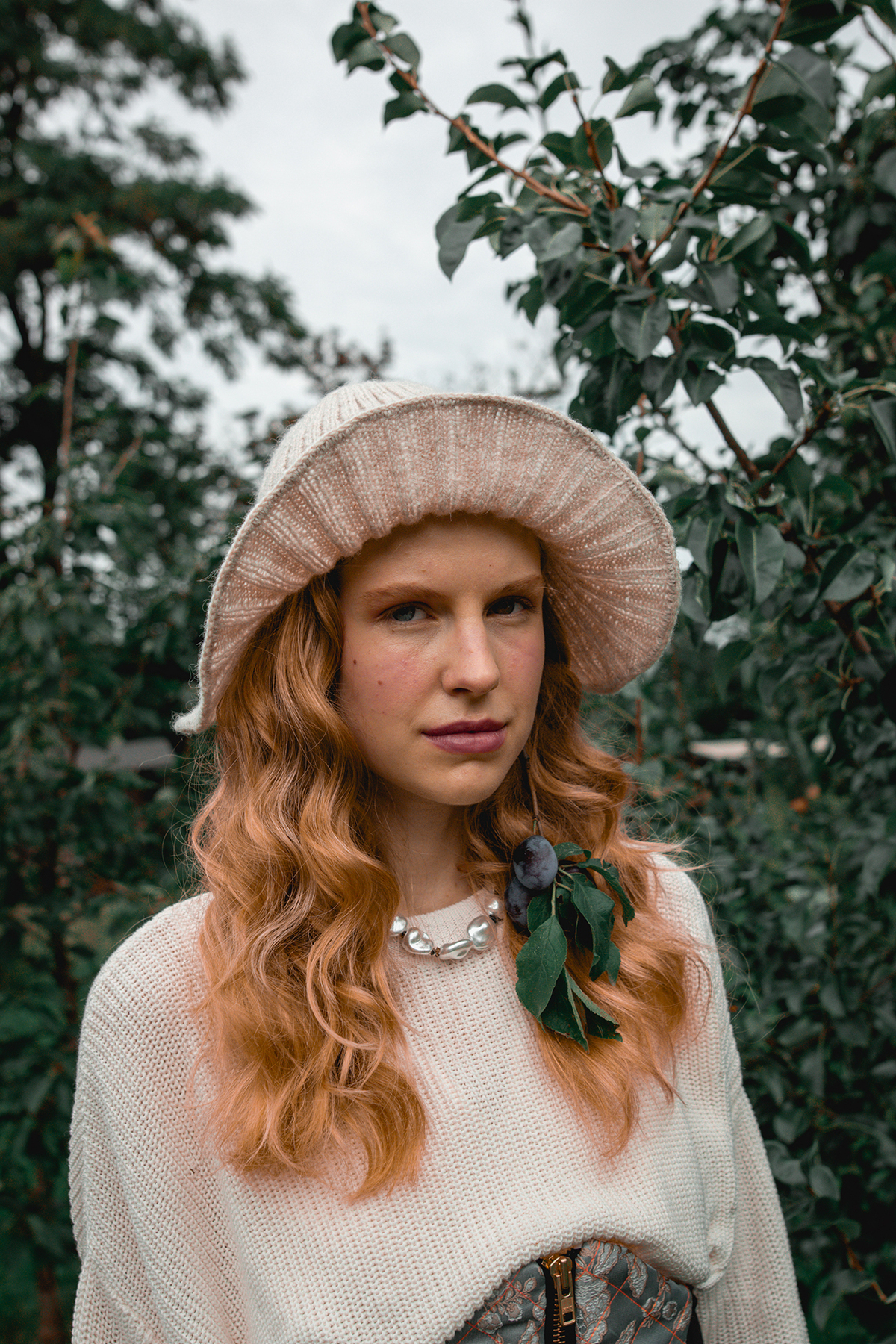 Model Posing With Hat