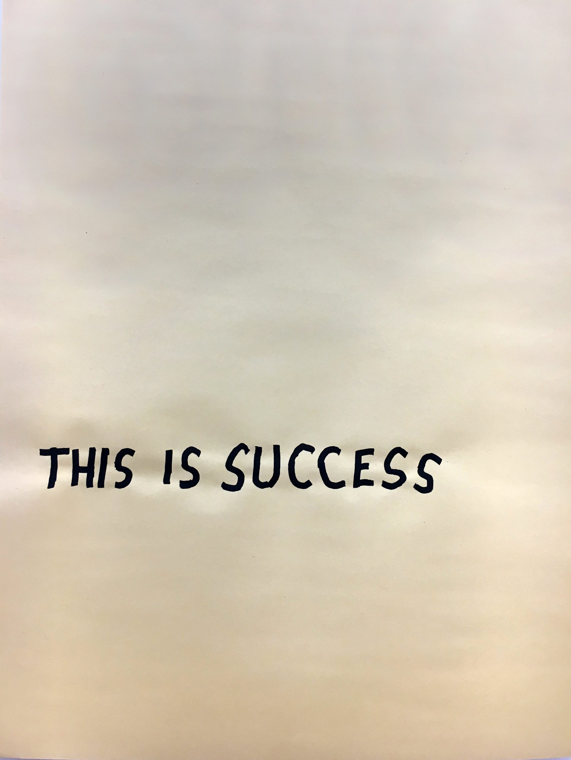 "This is success" by Seldon Yuan