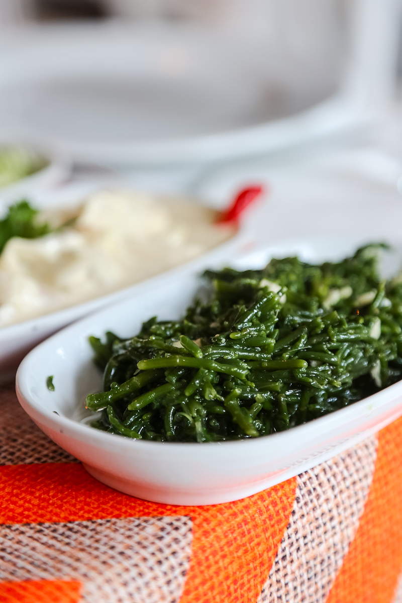 seaweed in plate